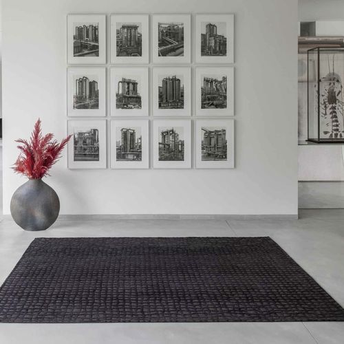 Moderner Teppich - OPPIAN - Louis De Poortere - einfarbig / Polyester / Recyclingkunststoff