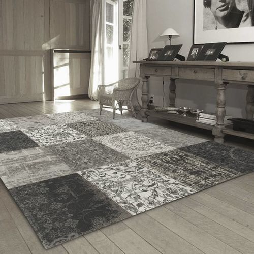 Moderner Teppich - 8101 - Louis De Poortere - Patchwork / Wolle / Baumwolle