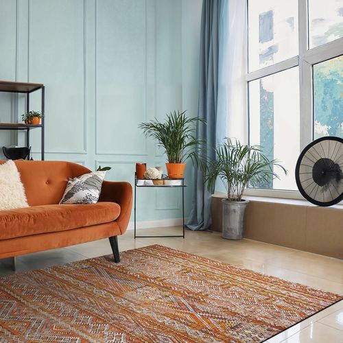 Moderner Teppich - RIAD - Louis De Poortere - orientalisches Motiv / Gummi / aus recyceltem PET