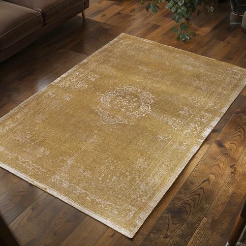 Vintage-Teppich - SPRING MOSS 9145 - Louis De Poortere - Motiv / mehrfarbig / Polyester