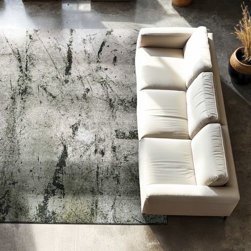 Moderner Teppich - ALPINE 9787 - Louis De Poortere - einfarbig / Polyester / aus recyceltem PET
