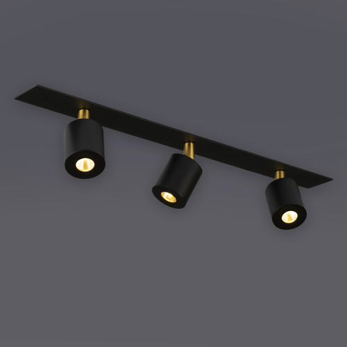 LED-Schienenleuchte - TWIST - LED LAB - rund / Aluminium / für Gewerbegebrauch