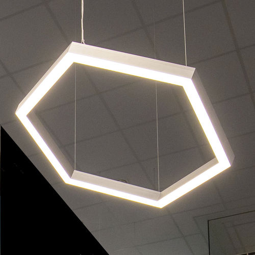 Hängeleuchte - HEXAGON - LED LAB - LED / sechseckig / IP20