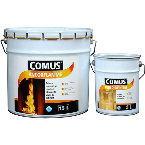 Farbe für Brand - ANCORFLAMME & FINIBOIS - Comus - wärmereflektierend / für Außenbereich / Innenbereich