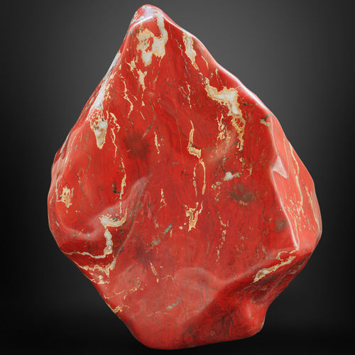 Natursteinskulptur - GUIDERO_RED_JASPER_GEMSTONE_RSJ16_294kg - GUIDERO Holland BV
