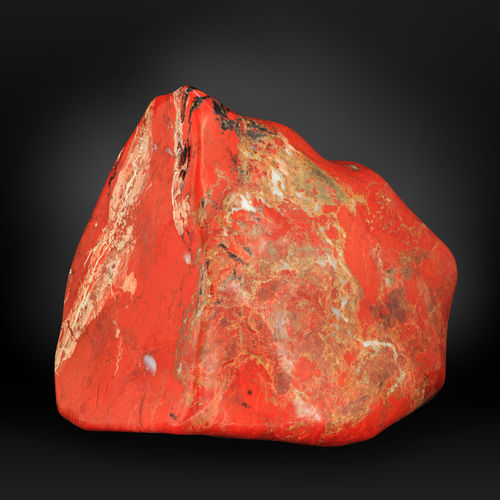 Natursteinskulptur - GUIDERO_RED_JASPER_GEMSTONE_RSJ50A_85kg - GUIDERO Holland BV