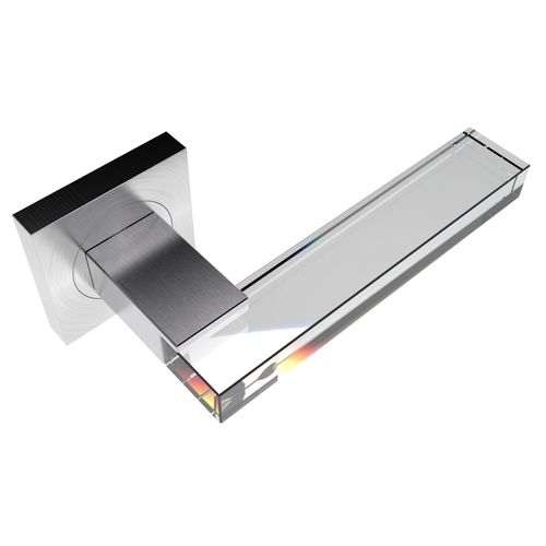 Griff für Glastür -  GUIDERO™ Pacha - GUIDERO Holland BV - Edelstahl / Kristall / modern