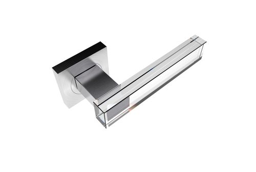 Griff für Glastür - VERSUZ R SS SATIN - GUIDERO Holland BV - Kristall / modern