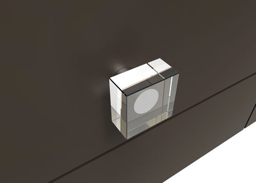 Kristall-Möbelgriff - GUIDERO_CRYSTAL-FURNITURE_PULL_SQUARE PROJECTS - GUIDERO Holland BV