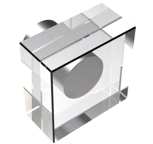 Moderner Möbelknopf - SQUARE - GUIDERO Holland BV - Kristall