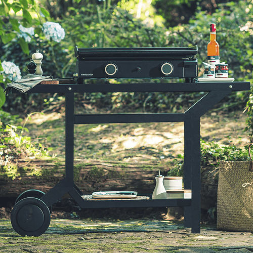 Wagen für Plancha-Grill - TRA  - Forge Adour - für Gewerbegebrauch / Garten / Stahl