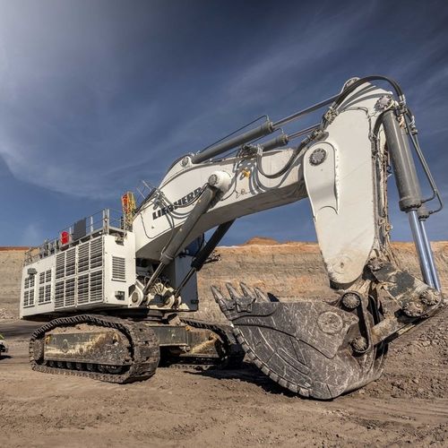 Bagger auf Raupen - R 9600 G8 - Liebherr  - für Materialumschlag / Tier 2 / Cummins