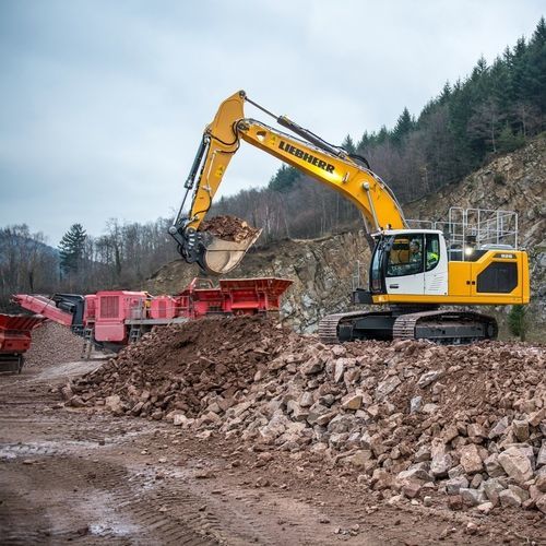 Bagger auf Raupen - R 926 LITRONIC - Liebherr  - Diesel / für Baustelle
