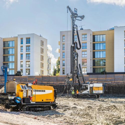 Dieselbetriebenes Bohrgerät - LRB 19 - Liebherr  - elektrisch / mechanisch / drehbar