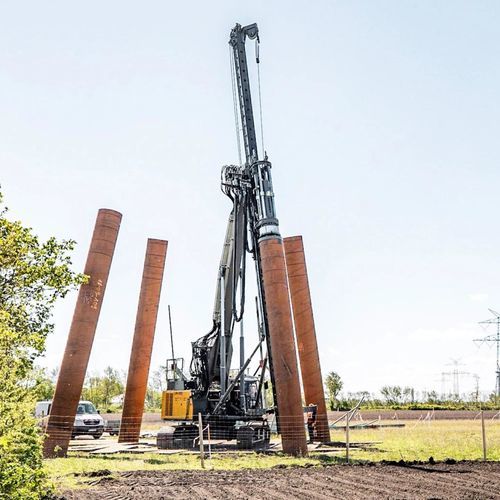 Ramme für Leitplanke - LRH 100.1 - Liebherr  - für Baustelle / Diesel / hydraulisch