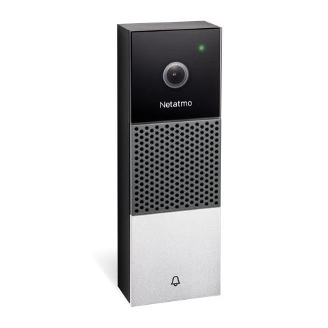 Video-Türsprechanlage / Edelstahl - SMART - Netatmo - wandmontiert / für den Innenraum / mit Kamera
