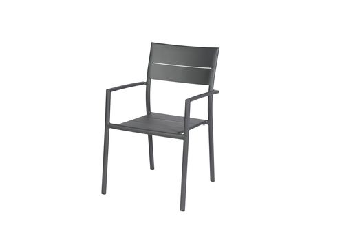 Moderner Stuhl - GRACE - Max Luuk - für Außenbereich / Aluminium / stapelbar