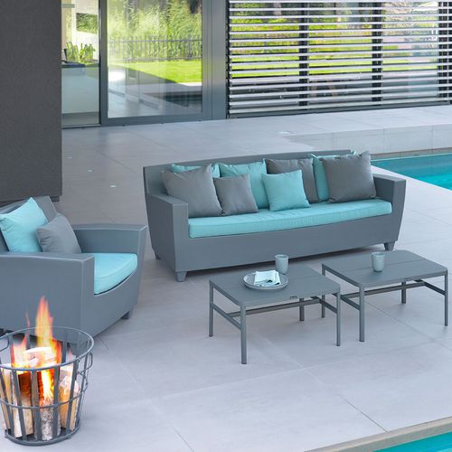 Modernes Sofa - COOPER - Max Luuk - für Garten / mehrfarbig / Polyethylen