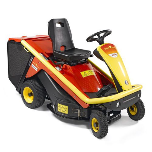 Aufsitzrasenmäher - A80H - OUTILS WOLF - Benzin / Pick-up-Presse