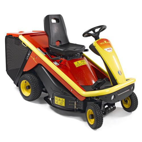 Aufsitzrasenmäher - A80K - OUTILS WOLF - Benzin / Pick-up-Presse