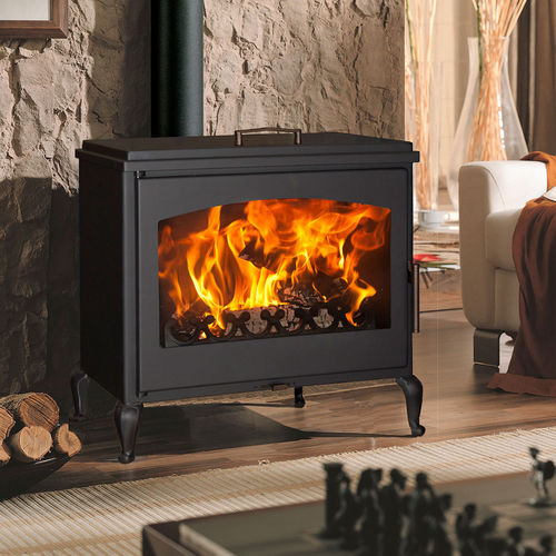 Holz-Kaminofen - PROVENCE - Panadero - 5 kW...10 kW / Multibrennstoff / auf Füßen