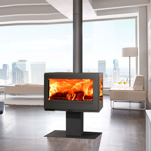 Holz-Kaminofen - HARMONIE - Panadero - 5 kW...10 kW / Multibrennstoff / auf Füßen