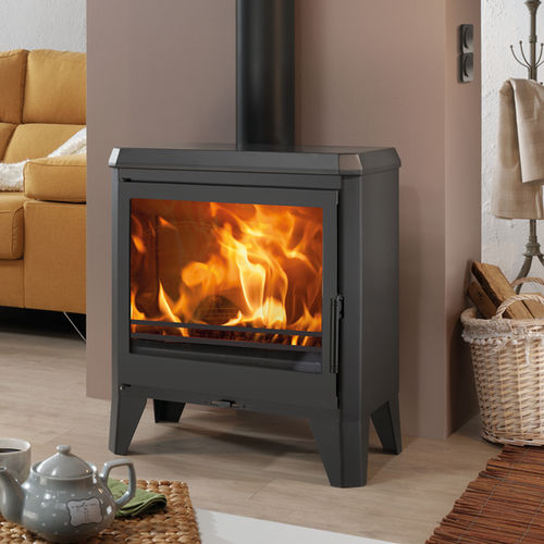 Holz-Kaminofen - CHAMBERY - Panadero - 5 kW...10 kW / Multibrennstoff / auf Füßen