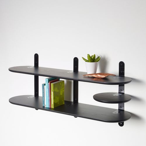 Wandmontiertes Regal - VERTEBRAE - Per/Use - modern / Eiche / Massivholz