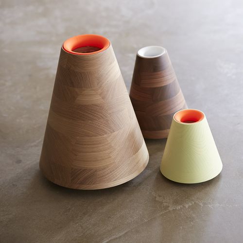 Moderne Vase - ETNA - Per/Use - Metall / Holz