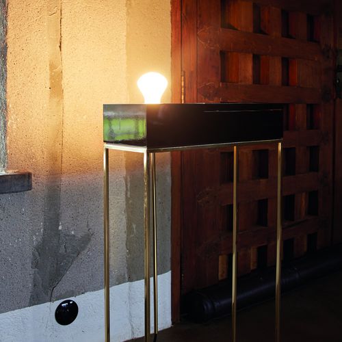 Moderner Konsolentisch - DON'T FORGET ME - Per/Use - Holz / Kupfer / rechteckig