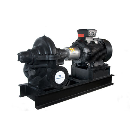 Wasserpumpe - HS HORIZONTAL SPLIT CASE - Grundfos - Edelstahl / Zentrifugal