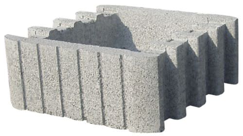 Hohler Betonstein - GREEN WALL - mvb - für Stützmauer / für Gartenzäune / Akustik
