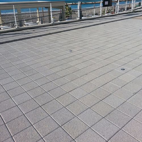 Betonpflasterstein - QUADRO - mvb - für Außenbereich / befahrbar / wasserdurchlässig