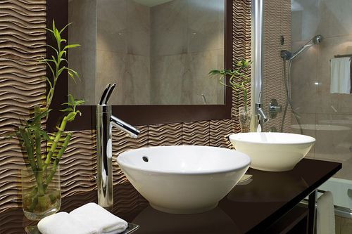 Glasfliesen - WAVE - eidos glass - 3D / für den Innenraum / für Badezimmer