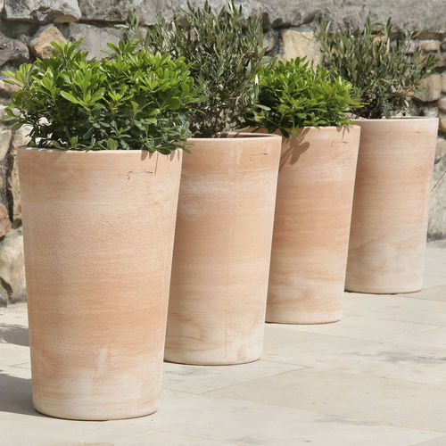 Terrakotta-Pflanzgefäß - VHS - Poterie Goicoechea - konisch