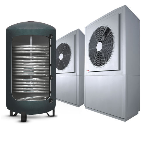 Elektrischer Warmwasserbereiter - MEGA PAC - AUER - Solar / freistehend / vertikal