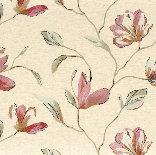 Möbelstoff - MAGNOLIA  - Camengo  - für Vorhänge / Blumenmotive / Polyester