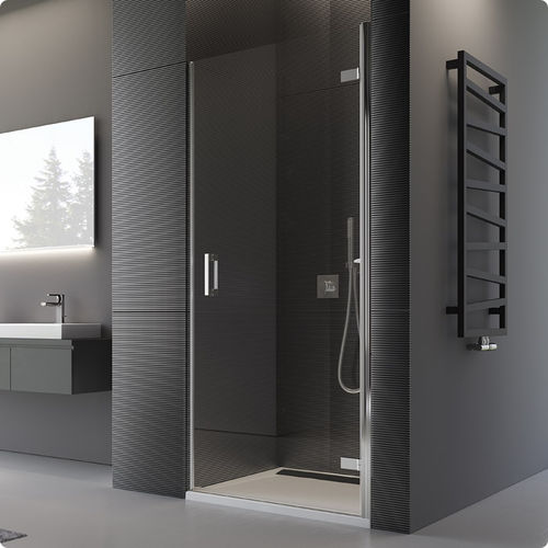 Festinstallierte Duschwand - PUR : PUR1C - Ronal - drehend / für Nischen / Securit®Glas