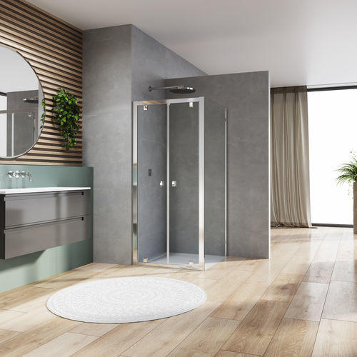 Einflügelige Duschwand - ARELIA D20T2+D20F1 - Ronal - Securit®Glas / Transparentglas / 5 mm
