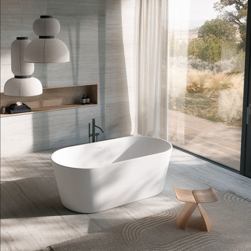 Ovale Badewanne - ALCHEMY - Ronal - freistehend / für Wohnungen / Acryl