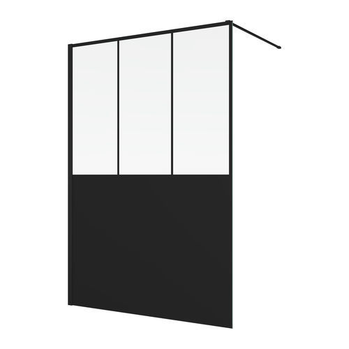 Festinstallierte Duschwand - EASY 2.0 D40 A69 - Ronal - rechteckig / für Eckeinbau / Hartglas