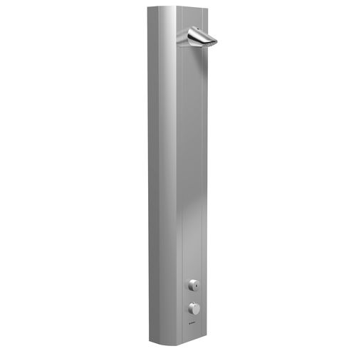 Selbstschluss-Duschsäule - LINUS DP-SC-T - Schell - für Gewerbegebrauch / Aluminium / wandmontiert