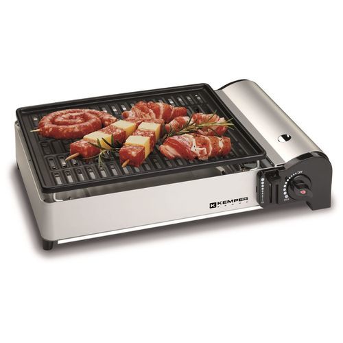 Gas-Gartengrill - 104997 - Kemper - Tisch / Aluminium / für Campinganwendungen