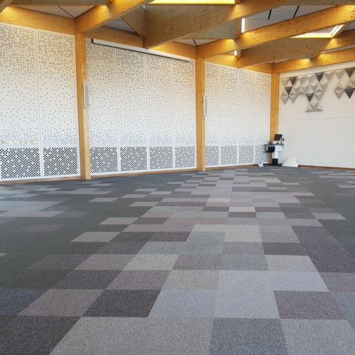 Dekorplatte für Wand - DINING ROOM UNIVERSITY OF WARWICK COVENTRY - Bruag Design Factory AG - MDF / perforiert