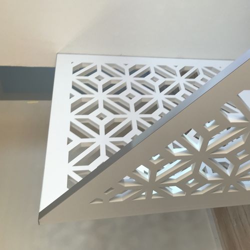 MDF-Geländer - MDF EFH USTER - Bruag Design Factory AG - Platten / Geländer / laserbearbeitet