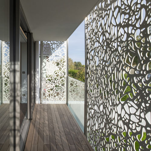 Verkleidungs-Schichtholzplatte - CELLON ERNSTBRUNN - Bruag Design Factory AG - für Fassaden / für Balkon / Sonnenschutz