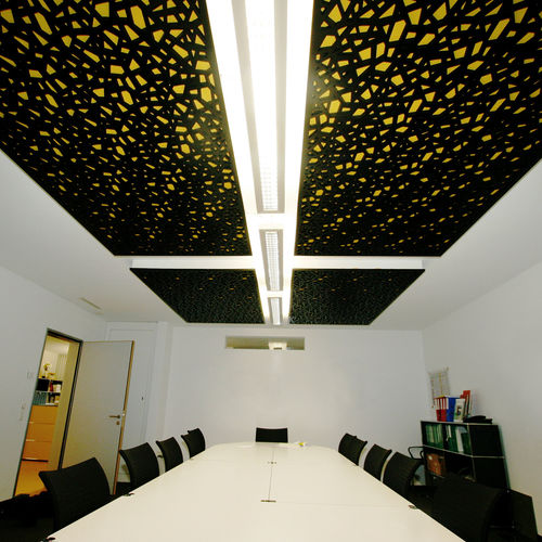 Akustikplatte für abgehängte Decken - PRADER DAVOS - Bruag Design Factory AG - MDF / rechteckig / für professionellen Einsatz
