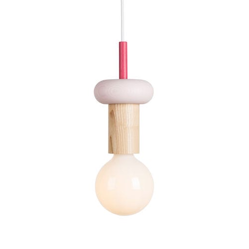 Hängelampe - Junit "Drop" - Schneid Studio - Esche / Bauhaus-Design / mit Kabel