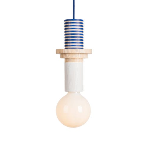 Hängelampe - Junit "Column" - Schneid Studio - Esche / Bauhaus-Design / mit Kabel