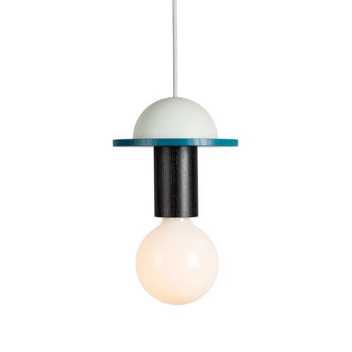 Hängelampe - Junit "Crescent" - Schneid Studio - Esche / Bauhaus-Design / mit Kabel